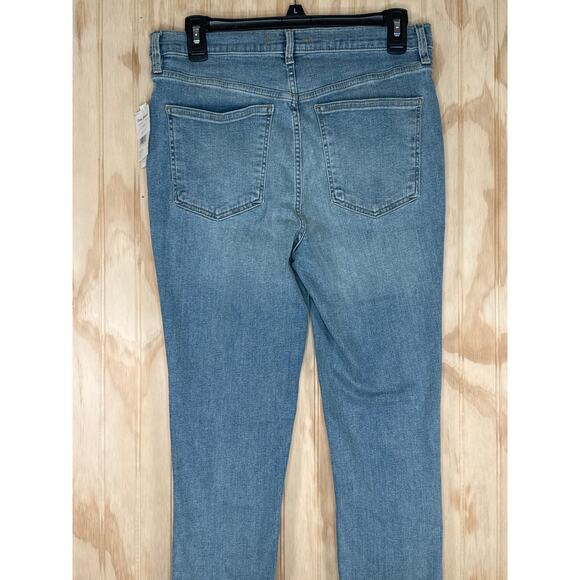 Free People High Rise Skinny Light Wash Stretch Jeans NWT Size 30 Minimalist - Picture 4 of 7